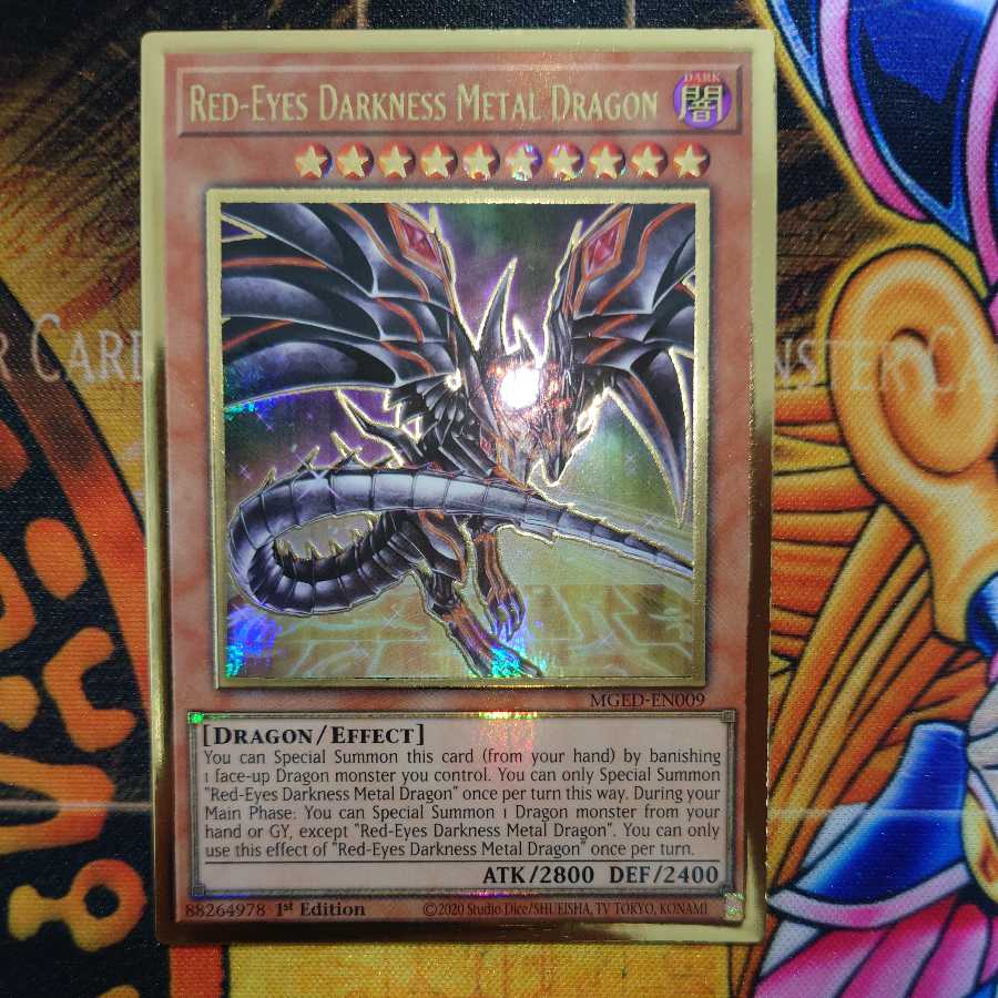 レッドアイズ・ダークネスメタルドラゴン(ﾌﾟﾚｺﾞﾙ英語)