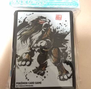 新品 ポケモンカード デッキシールド 墨絵列伝 エンテイ