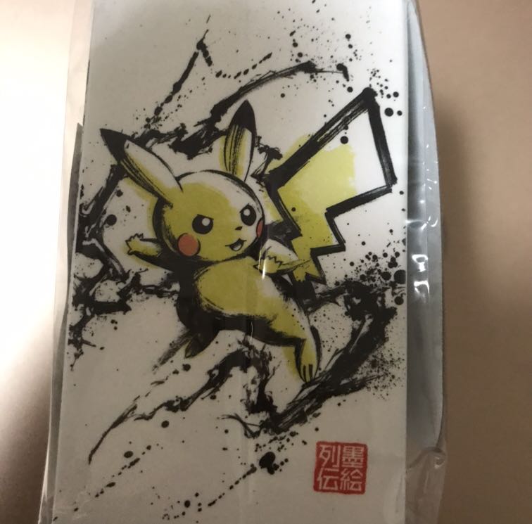 新品 ポケモンカード デッキケース 墨絵列伝 ピカチュウ&レックウザ