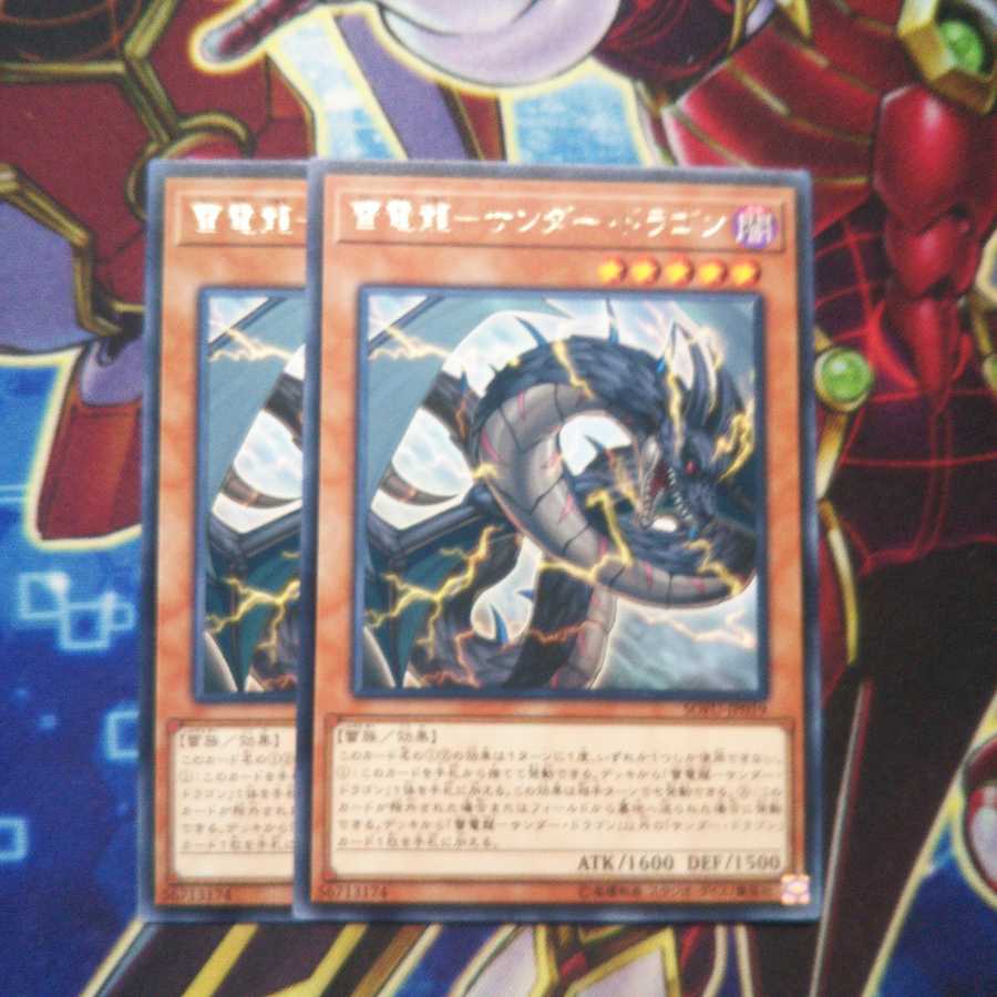 雷電龍-サンダー・ドラゴン レア 2枚
