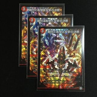 瞬閃と疾駆と双撃の決断