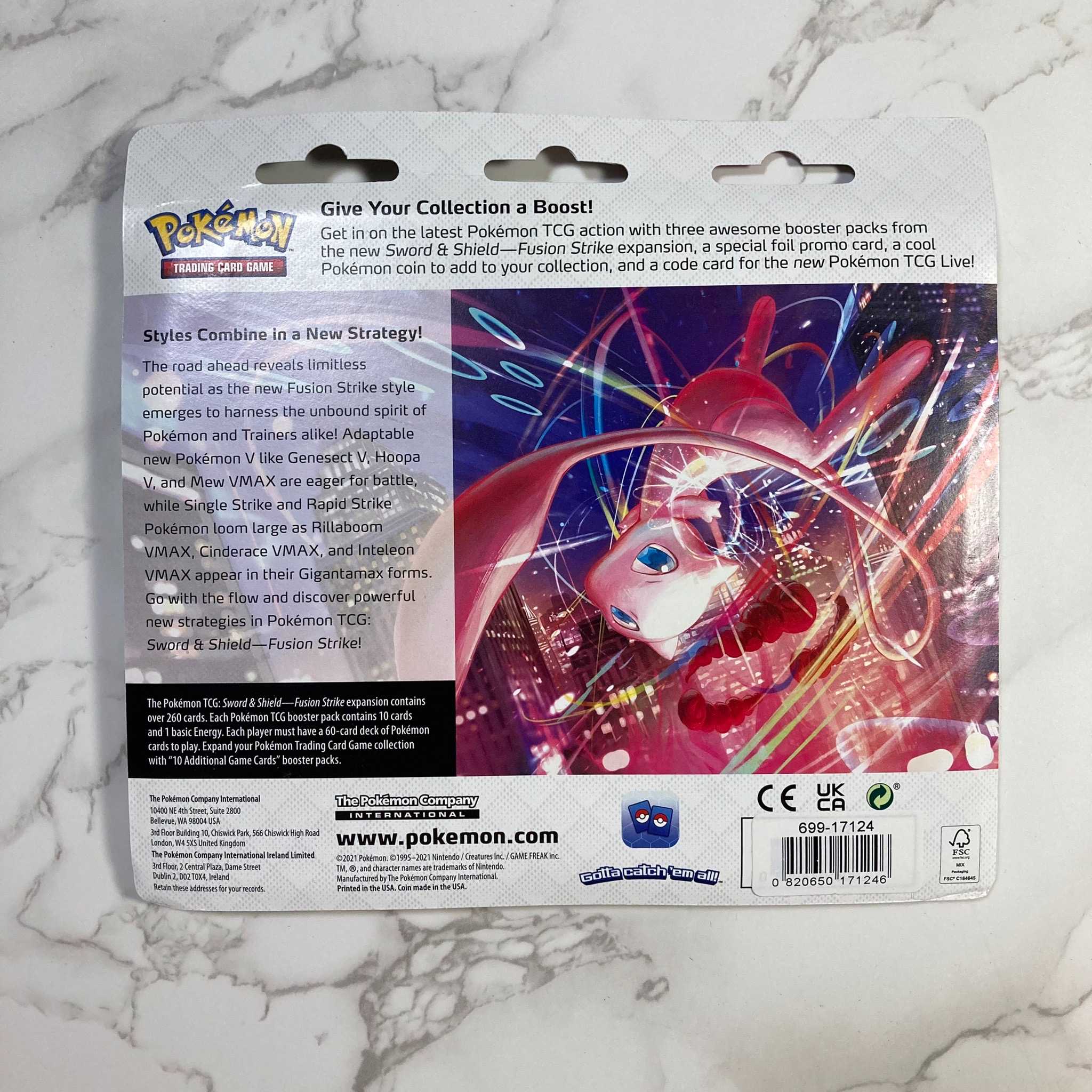 【海外限定イーブイプロモ】未開封 フュージョンストライク 3パックセット