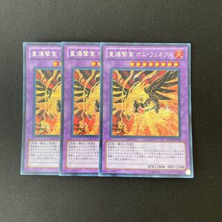 n31 重爆撃禽 ボム・フェネクス シークレットレア 3枚 遊戯王 トレトレ