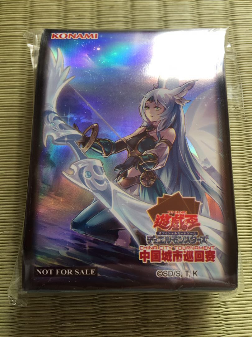 ブラック系高質 遊戯王 召命の神弓-アポロウーサ 中国大会 公式 翌日配送可 召命の神弓-アポロウーサ スリーブ 中国大会 遊戯王