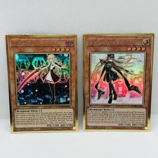遊戯王　英語版　 閃刀姫-ロゼ　 閃刀姫-レイプレミアムゴールドレア　各1枚