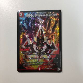 瞬閃と疾駆と双撃の決断