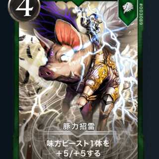 2枚セット 豚力招雷