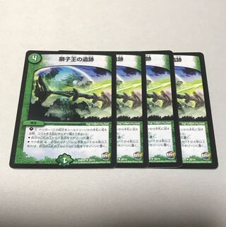 獅子王の遺跡　4枚