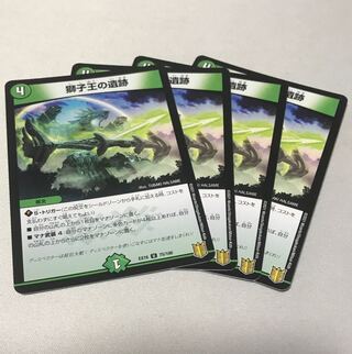 獅子王の遺跡　4枚