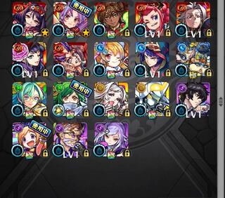 モンストアカウント　ランク400オーブ1358個　運極2