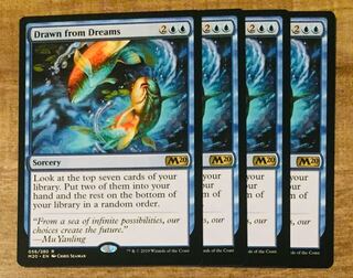 MTG drawn from dreams M20 English 4 copies