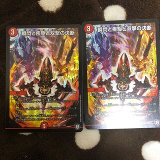 瞬閃と疾駆と双撃の決断