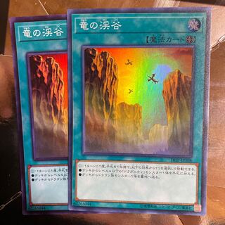 2枚　竜の渓谷 スーパーレア