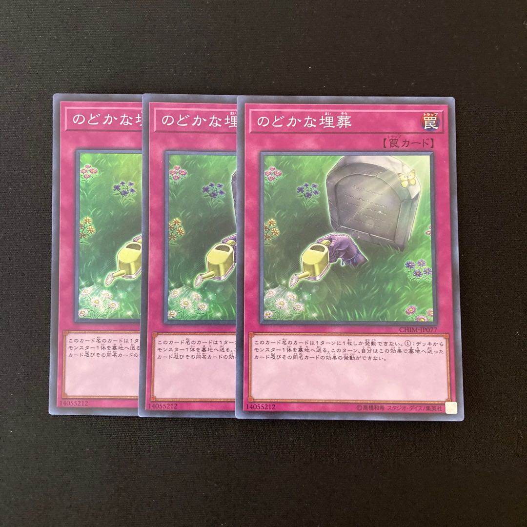 n98 のどかな埋葬 スーパーレア 3枚セット 遊戯王 トレトレ