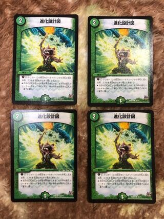 進化設計図　4枚セット