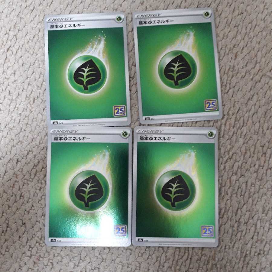 25th Basic GrassEnergy 4-piece set