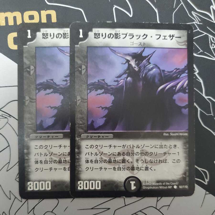 怒りの影ブラック・フェザー 2枚セット