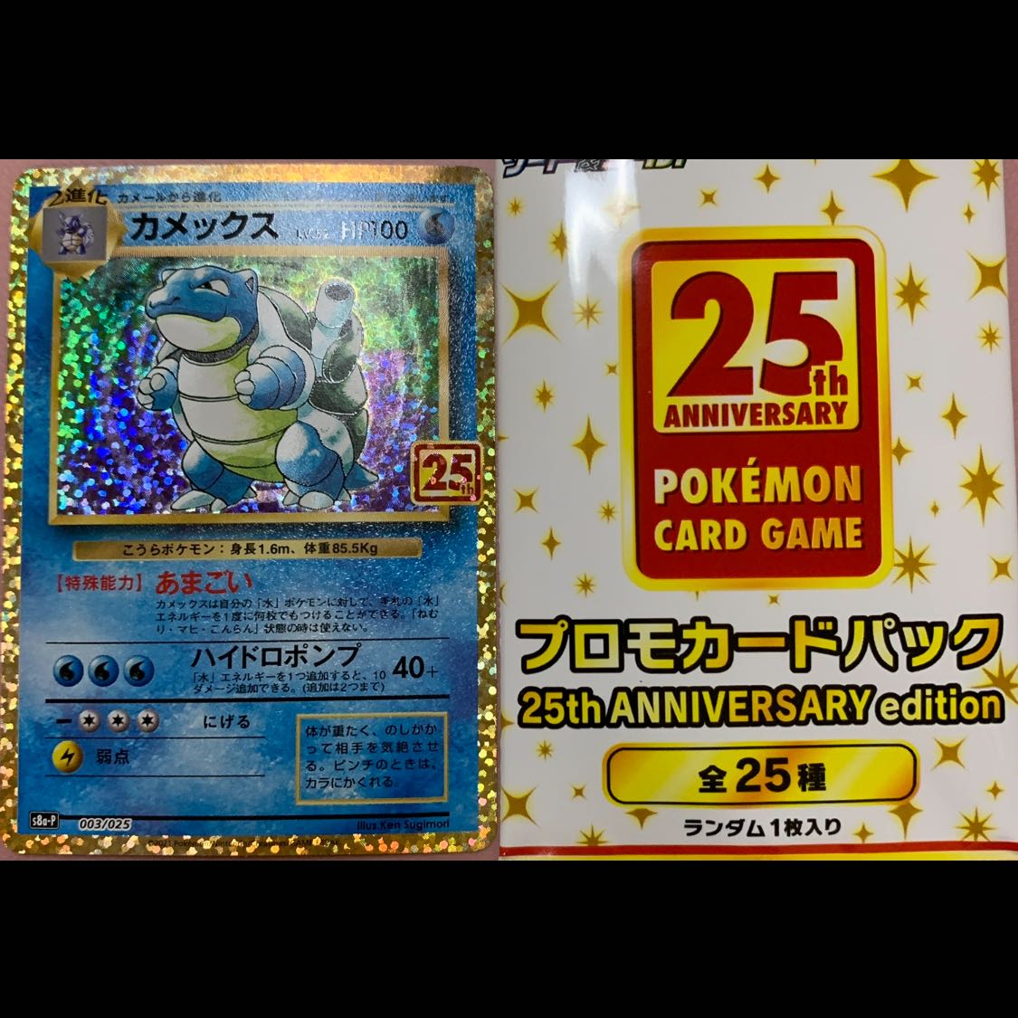 カメックス　プロモカード　25th 1枚