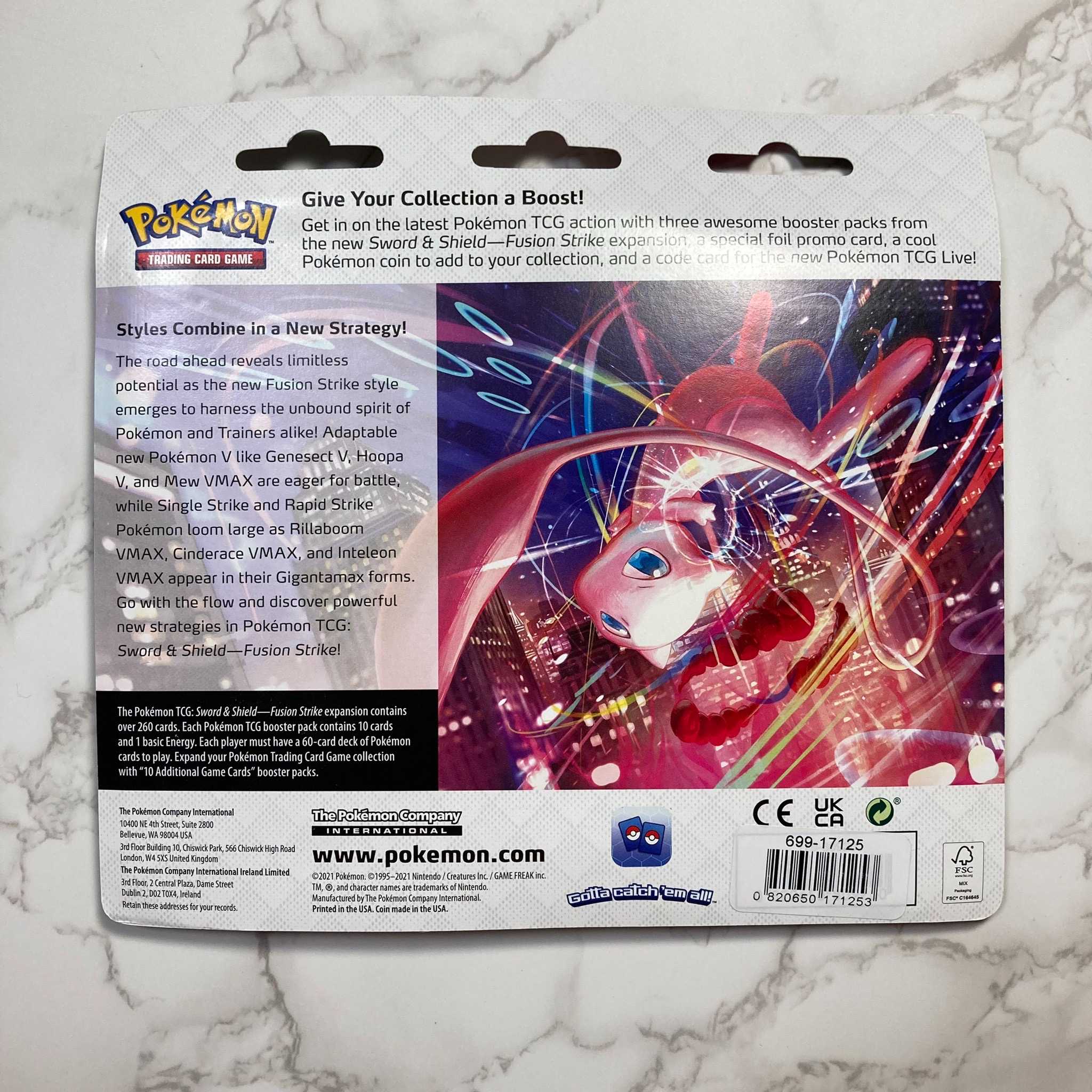 【海外限定エーフィプロモ】未開封 フュージョンストライク 3パックセット