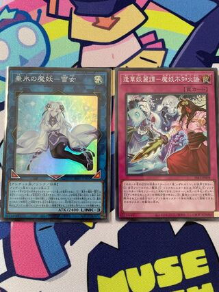 遊戯王 垂水の魔妖 雪女 逢華妖麗譚 魔妖不知火語 スーパー2枚セット