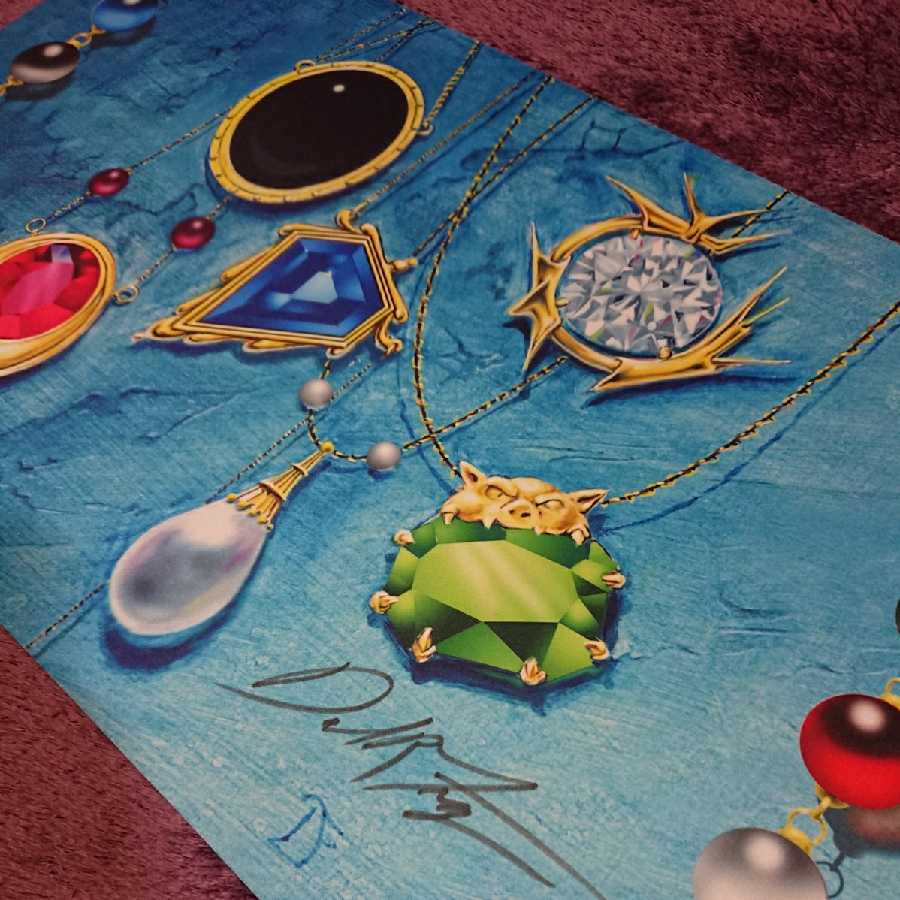 Dan Frazierサイン入り　MTG　プレイマット Jester's Moxen - Dan Frazier - Signed by Artist - MTG