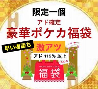 【本日限定】限定1個　115％　ポケカ福袋　ポケモン福袋　アド確定