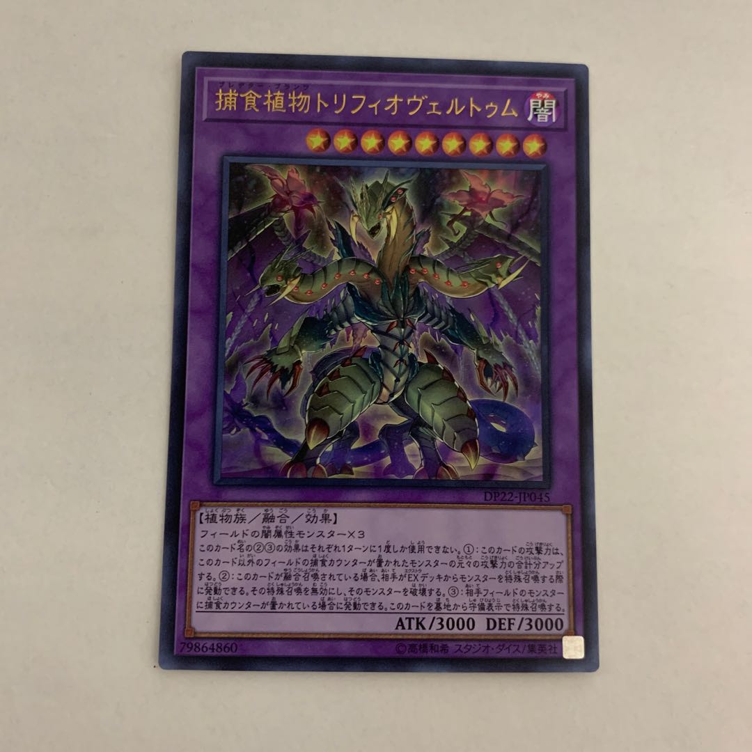 捕食植物トリフィオヴェルトゥム　1枚