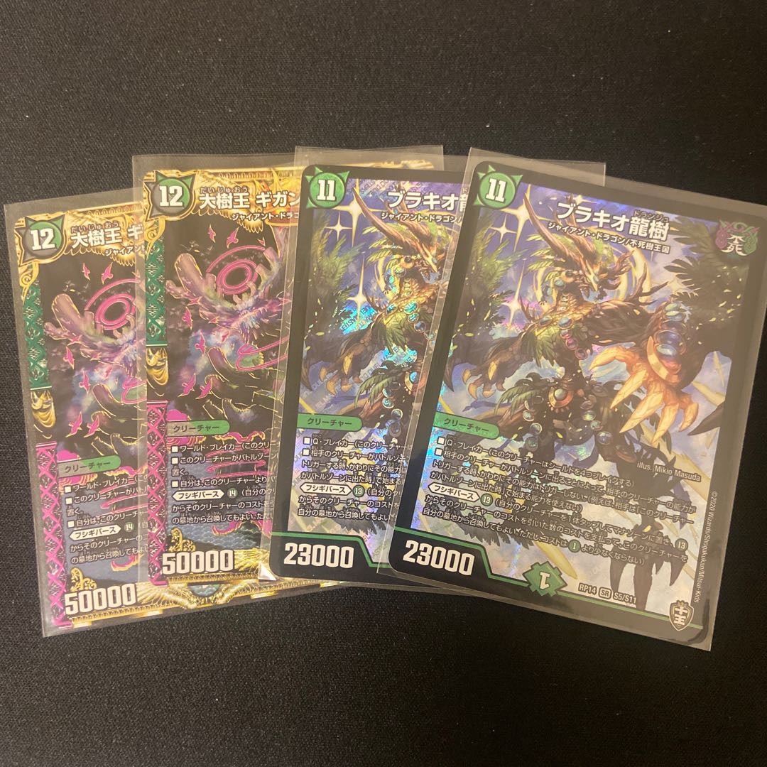 ブラキオ龍樹　ギカンディダノス　各2枚セット