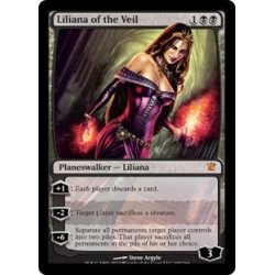販売割20% MTG 1枚 ヴェールのリリアナ Liliana of the Veil ISD 日本