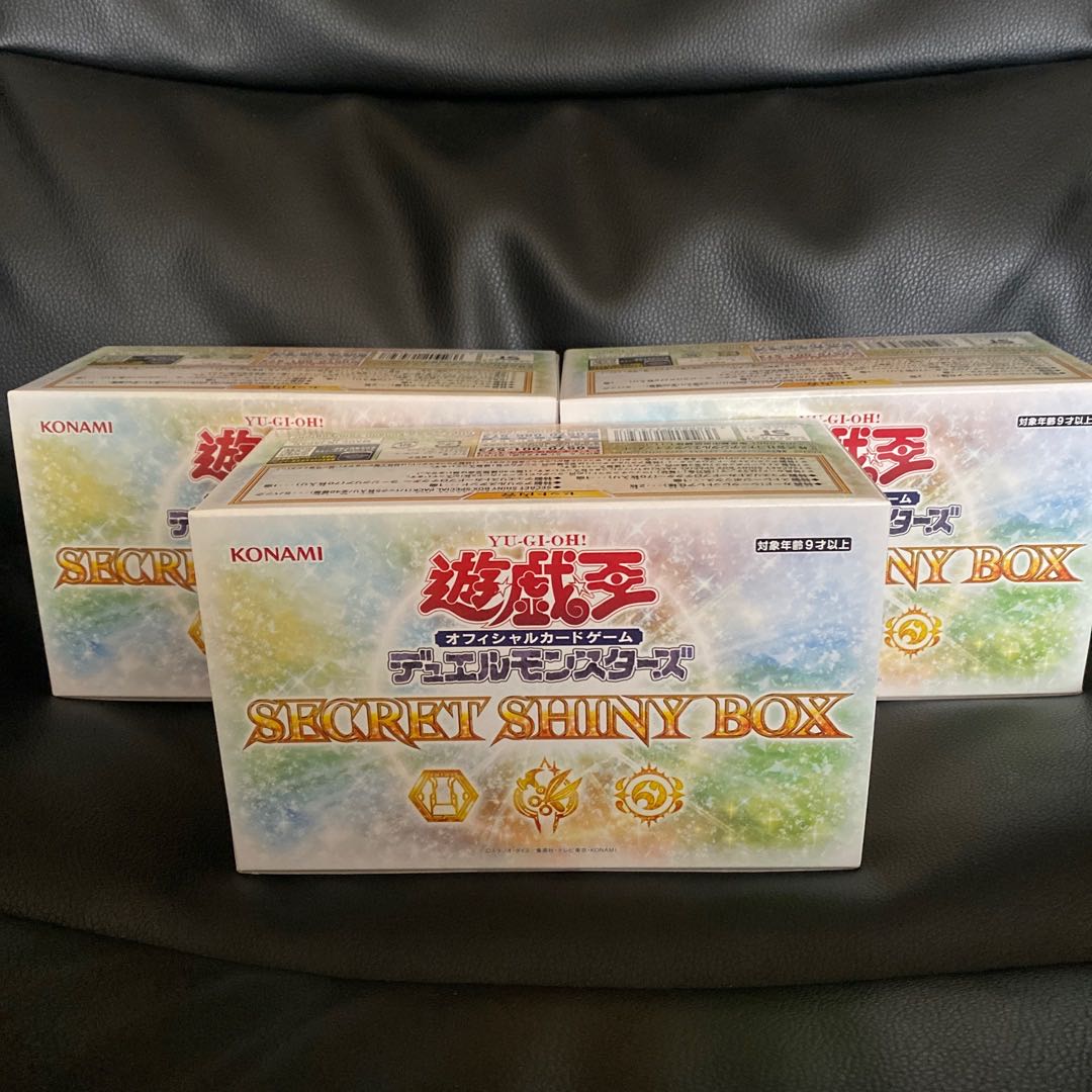 Immediate shipping] Yu-Gi-Oh Secret Shiny 3 boxes