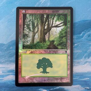 MTG foil Forest