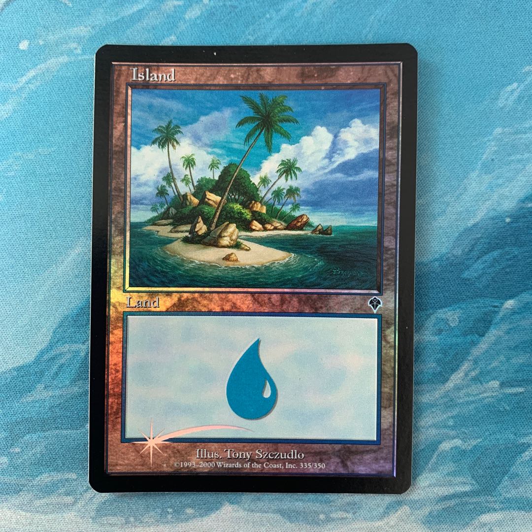 MTG foil Island