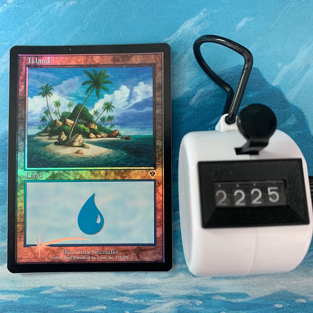 MTG foil Island