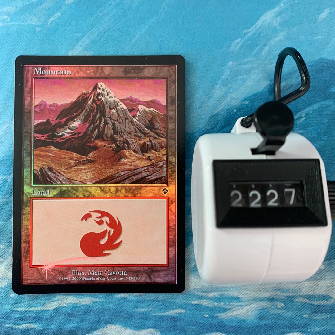 MTG foil 2 sheets Mountain