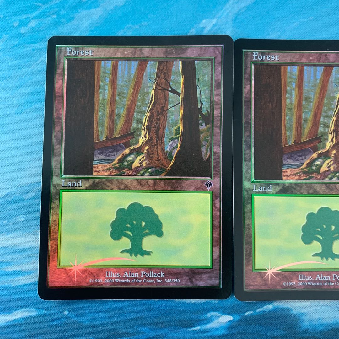 MTG foil 2 Forest