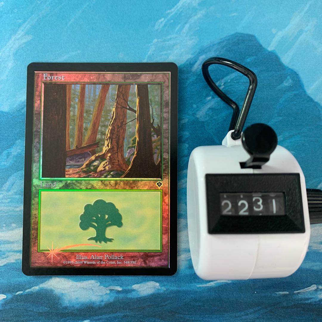 MTG foil 2 Forest
