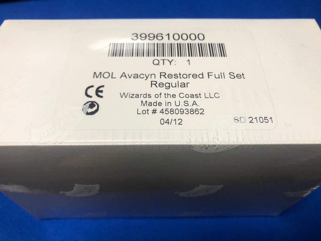 MTG アヴァシンの帰還 コンプリートセット MO 英語