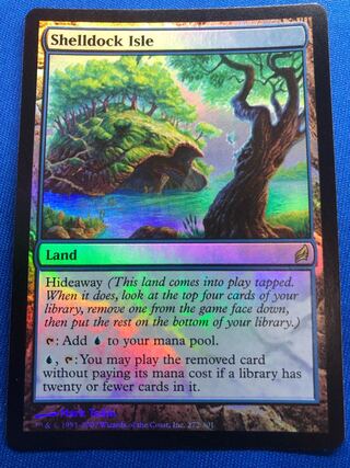 MTG Shelldock Isle foil Low Win English 1枚