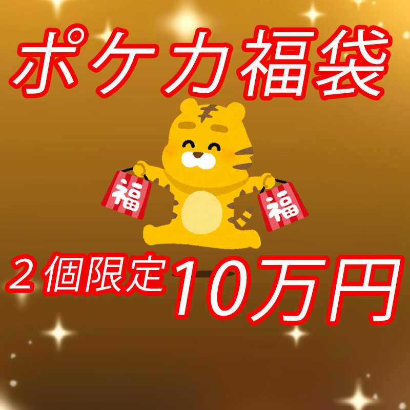 2個限定 ポケカ福袋 10万円 オリパ 未開封パックの通販 越後のたからや Magi トレカ専用フリマアプリ