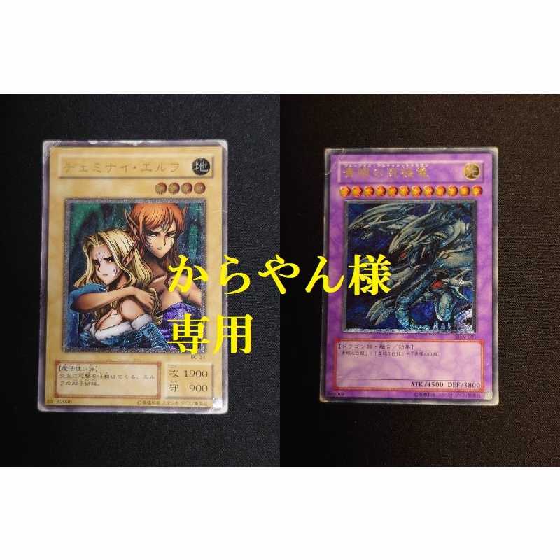 【専用】遊戯王 ヂェミナイ・エルフ 青眼の究極竜