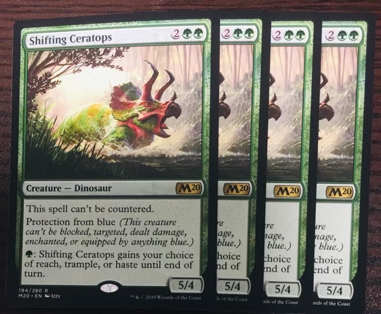 MTG shifting ceratops M20 英4枚 ケラトプス