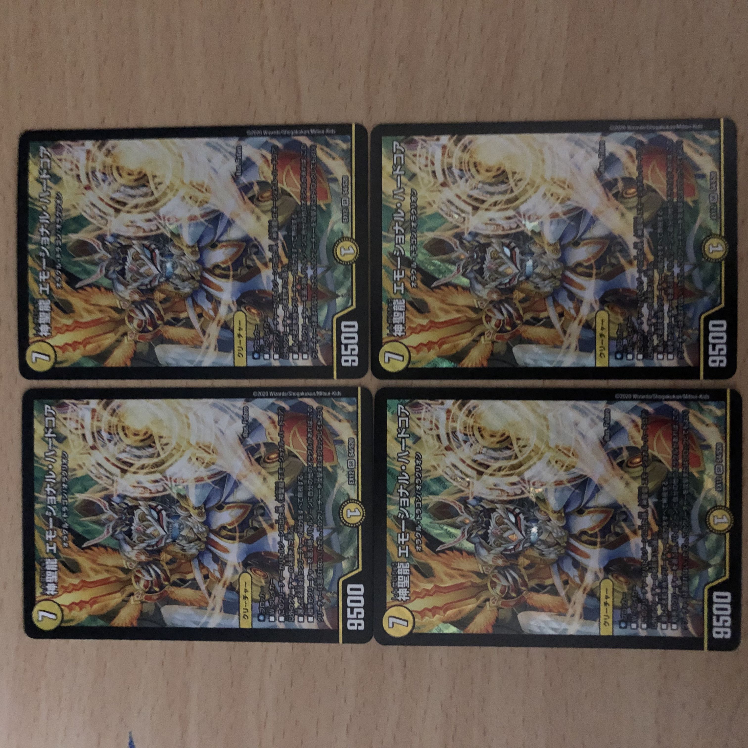 神聖龍 エモーショナル・ハードコア 4枚