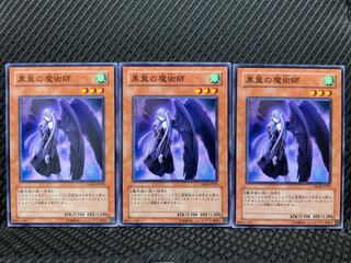 【ぽぽたん】遊戯王  619  黒翼の魔術師  ノーマル  ３枚