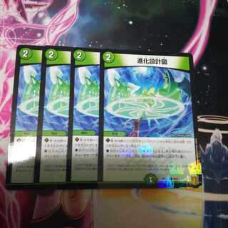 進化設計図　４枚