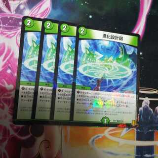 進化設計図　４枚