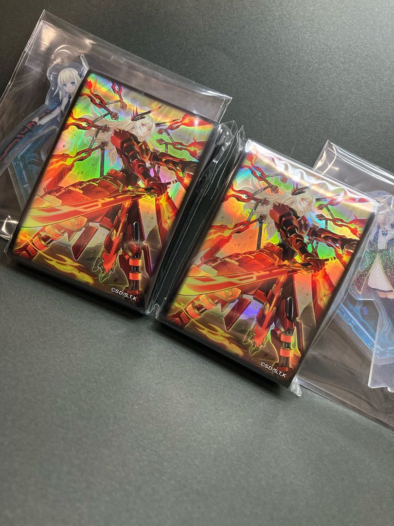 遊戯王 シークレットシャイニーボックス 閃刀姫 スリーブ アクリルスタンド