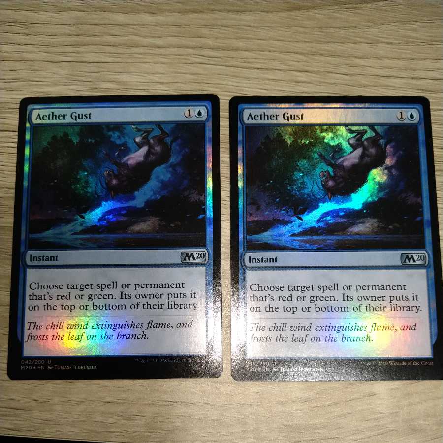 霊気の疾風　foil 英語　2枚セット