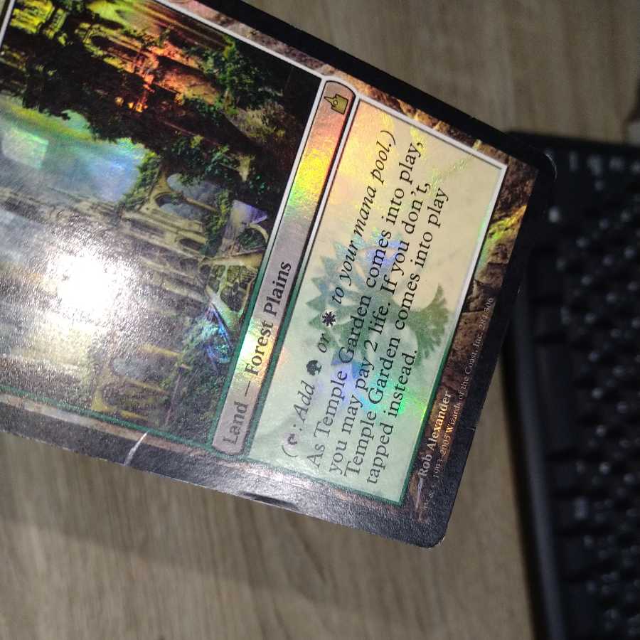 Temple Garden first edition foil state Darkness