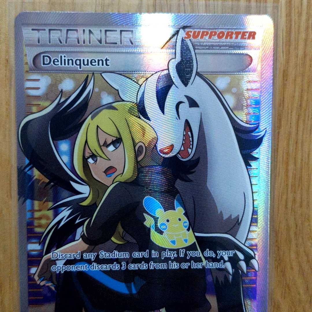 こわいおねえさん英語版ポケモンカード_キラ_SR