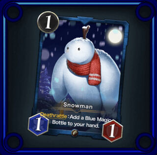 スピリット 死亡時:スノーマンを3体手札に加える